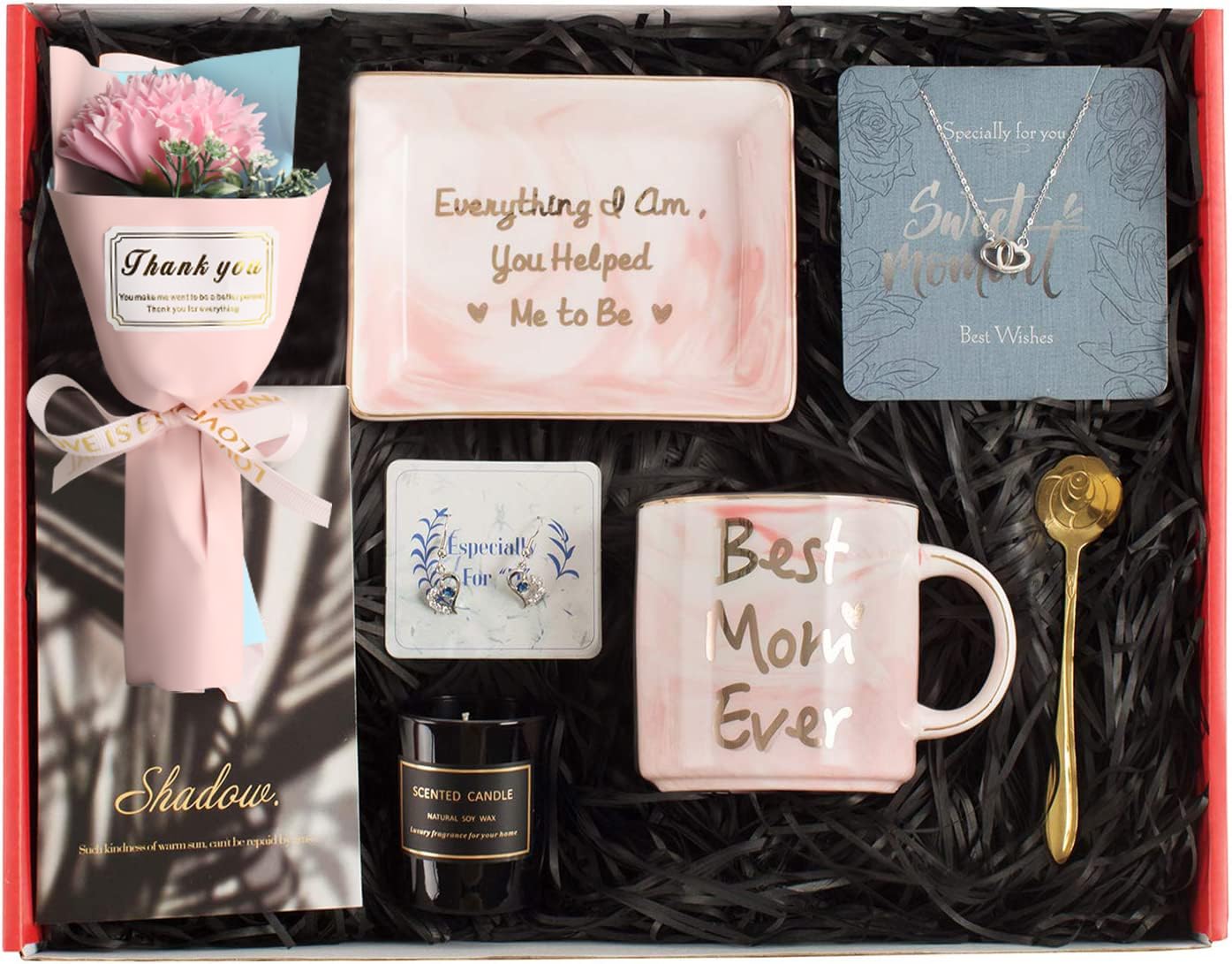 Best Gift Basket for Mom - Birthday, Christmas & Mother's Day Presents - Thoughtful Gifts for Women - Perfect for Special Occasions & Surprise Moments