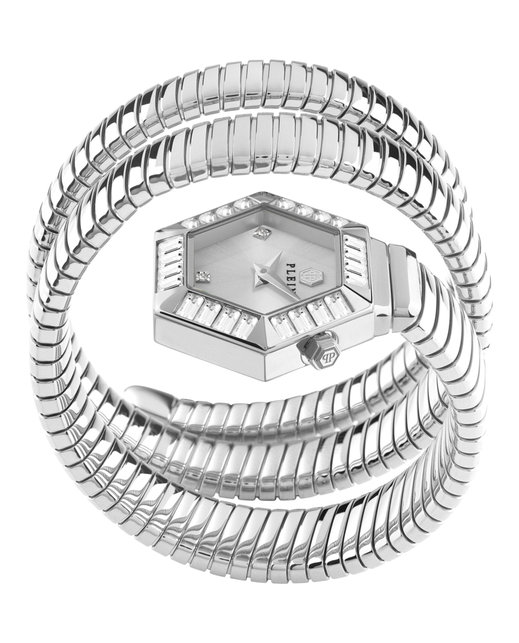 Hexagon Crystal Watch for Men & Women - Stylish Snake Design, Luxury Fashion Timepiece - Perfect for Gifts, Parties & Everyday Wear