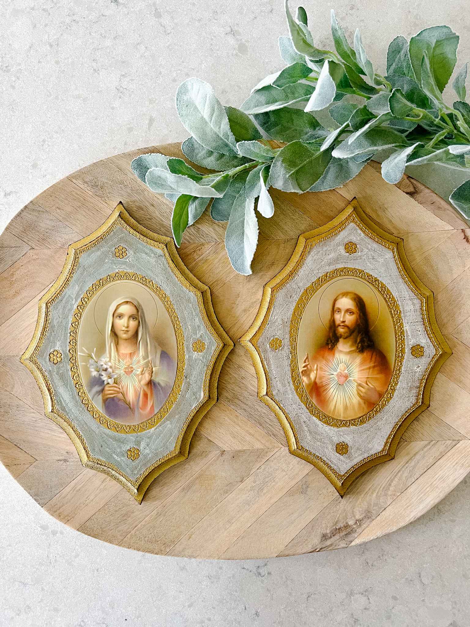 Sacred Heart of Jesus Florentine Plaque - Religious Wall Decor for Home, Church & Prayer Room - Perfect for Catholic Gifts & Devotional Spaces
