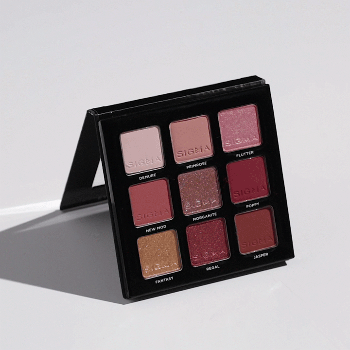 Rosy Eyeshadow Palette - 12 Highly Pigmented Matte & Shimmer Shades, Vegan & Cruelty-Free | Perfect for Day to Night Makeup Looks, Bridal & Party Makeup