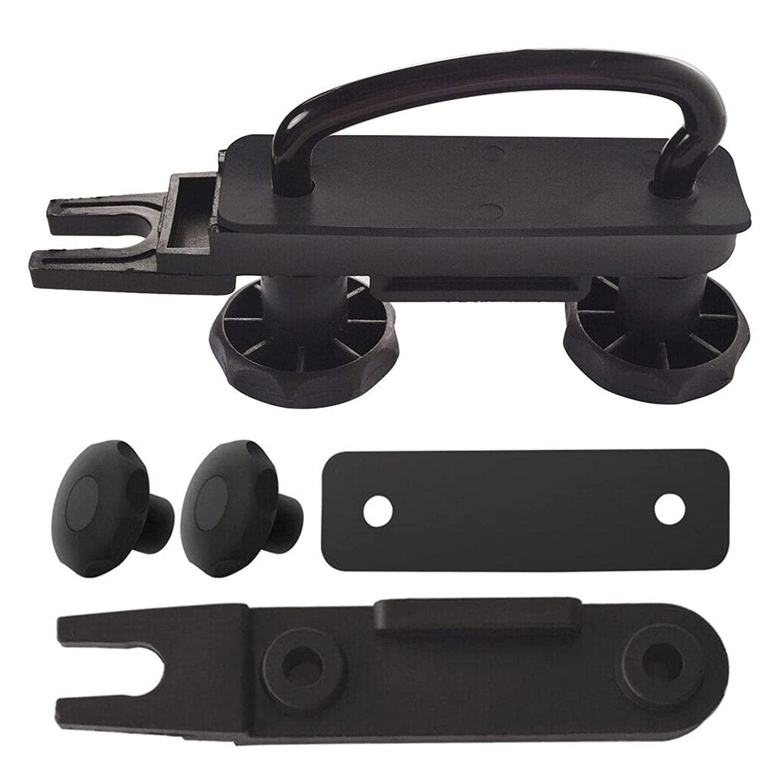 Stainless Steel Roof Box U-Bolt Clamps Mounting Kit - 4 Heavy Duty U-Bolts with 8 Lock Nuts for Secure Cargo Carrier Installation | Perfect for SUV, Van & Travel Accessories