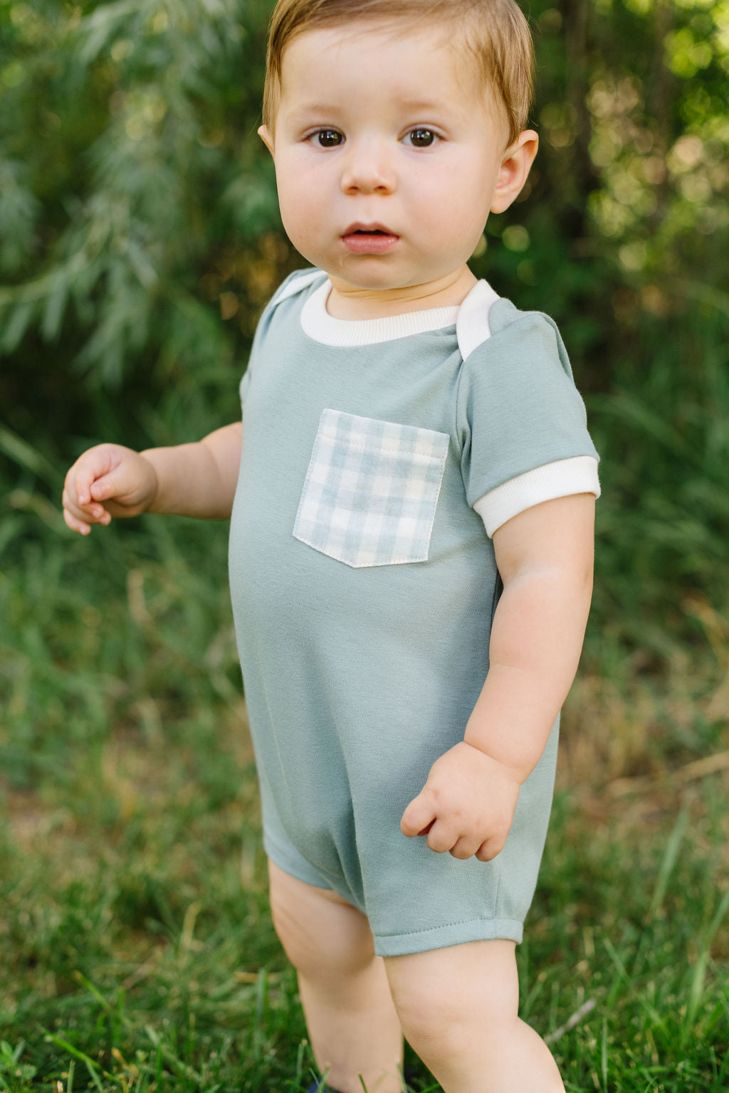 Women's Casual Denim Shortalls Overalls - Sage Green Jumper Romper for Summer Outfits | Perfect for Picnics, Festivals & Outdoor Adventures