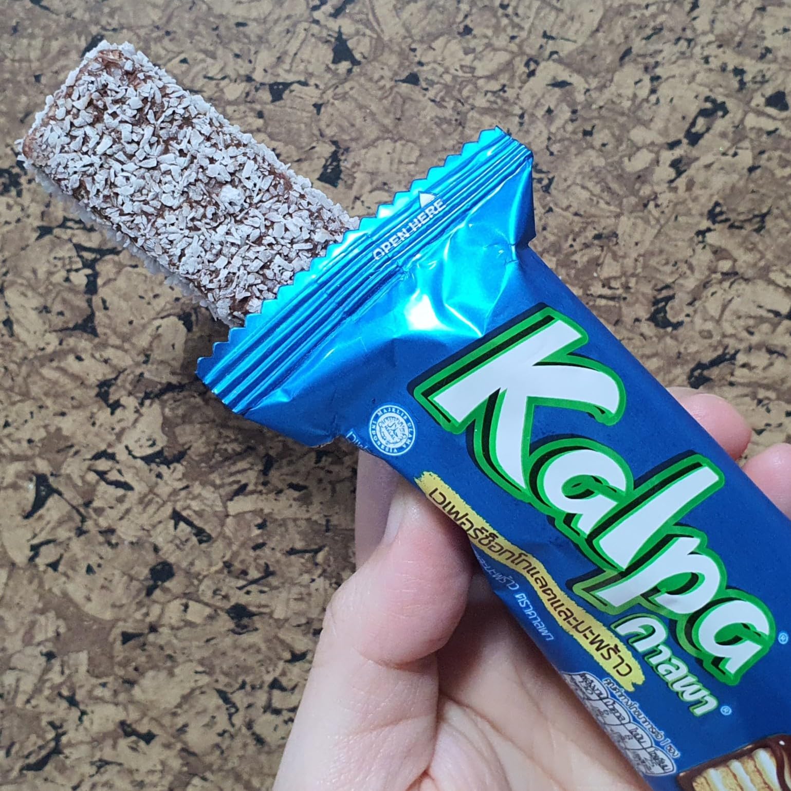 Kalpa Coconut Chocolate Wafers Bars - 12 Pack (9.31 Oz) | Delicious Snack Crackers for Office, School & Travel | Gluten-Free Sweet Treat