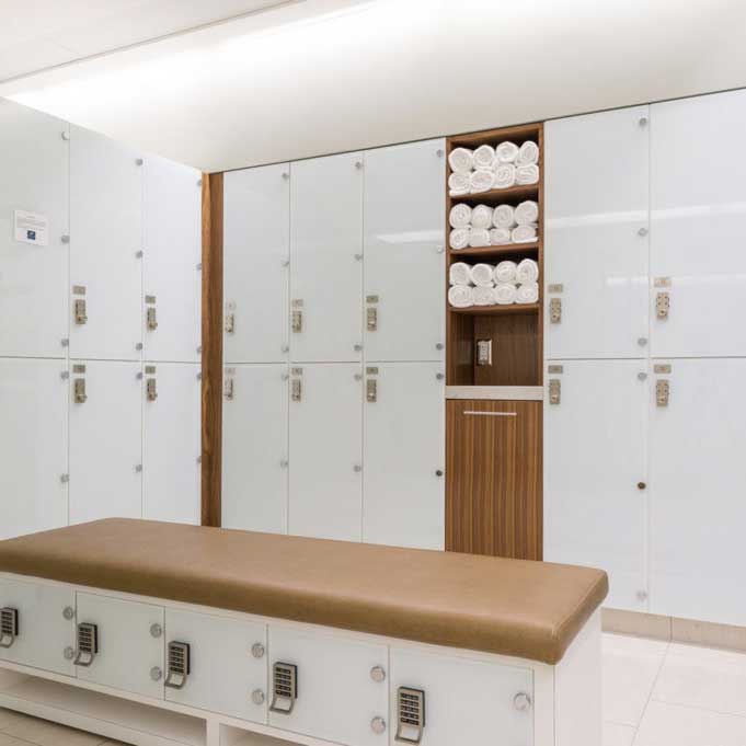 Hollman Glass Locker - Premium Glass Locker for Home, Office & Gym - Durable & Stylish Storage Solution for Clothes, Shoes & Personal Items