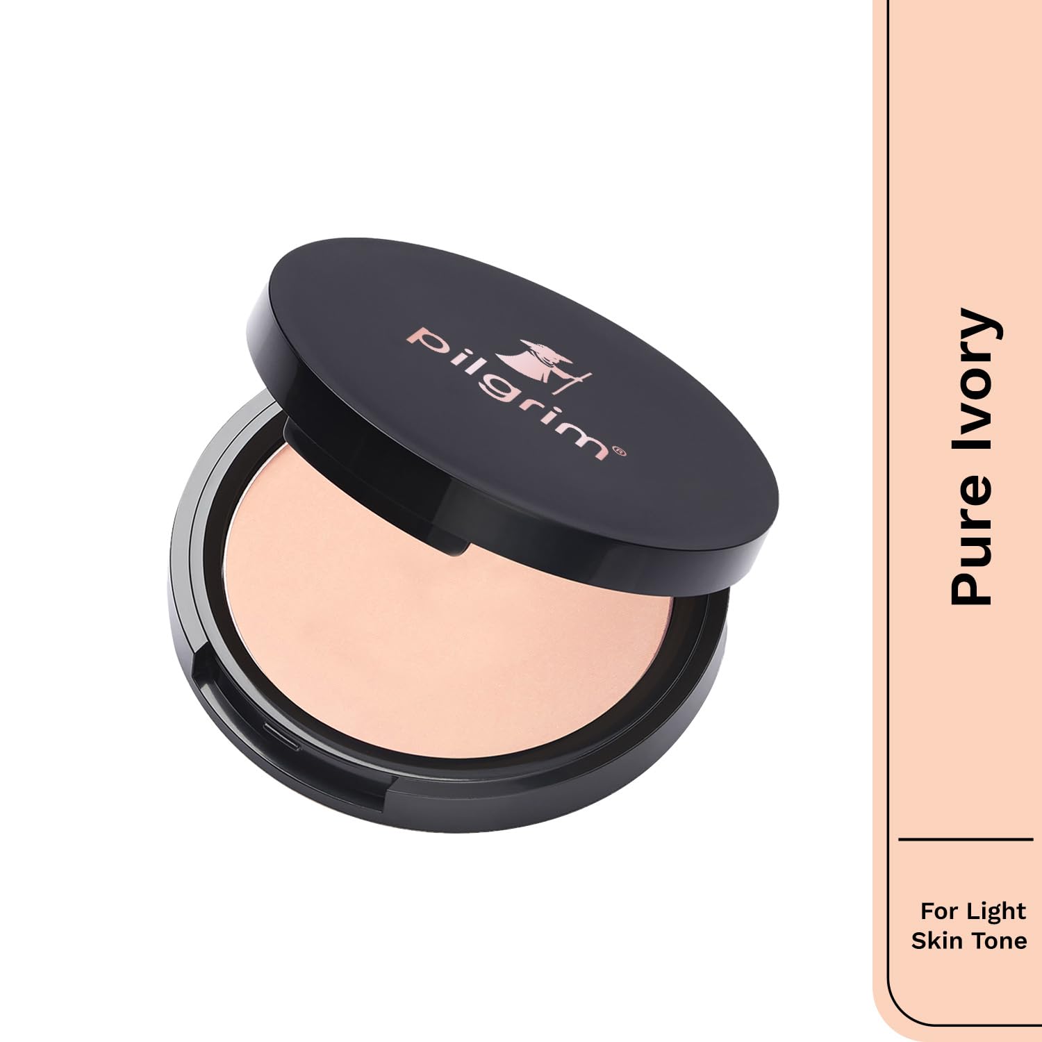 Pure Ivory Matte Finish Compact Powder - Oil Control, Concealer & Radiance Booster for Flawless Skin | Perfect for Daily Makeup & Touch-Ups On-The-Go