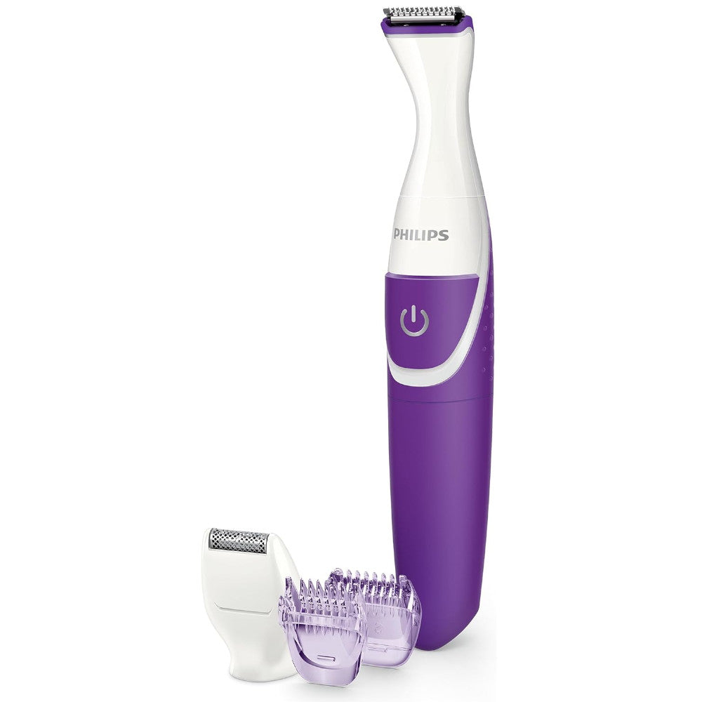 PHILIPS BRT383/50 Essential Bikini Trimmer for Women - Waterproof & Painless Hair Removal - Perfect for Travel & Sensitive Skin Care