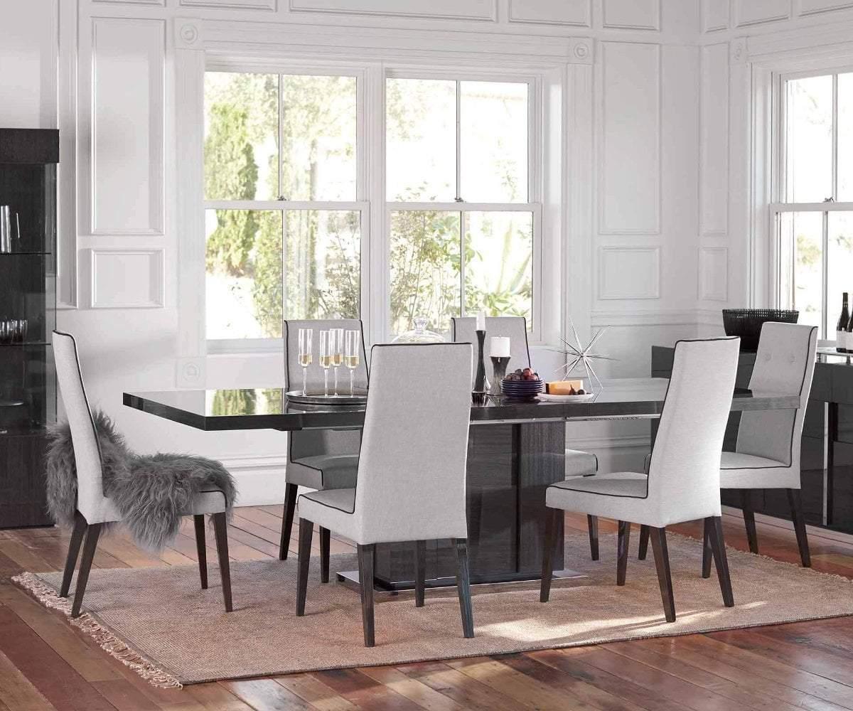 Mondiana Modern Dining Chair - Sturdy Wooden Kitchen Chairs with Cushion - Comfortable Seating for Dining Room, Kitchen, Breakfast Nook & Home Decor