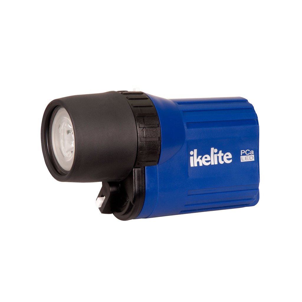 Ikelite PCa LED Waterproof Flashlight - Blue | Diving, Camping & Emergency Light for Outdoor Adventures