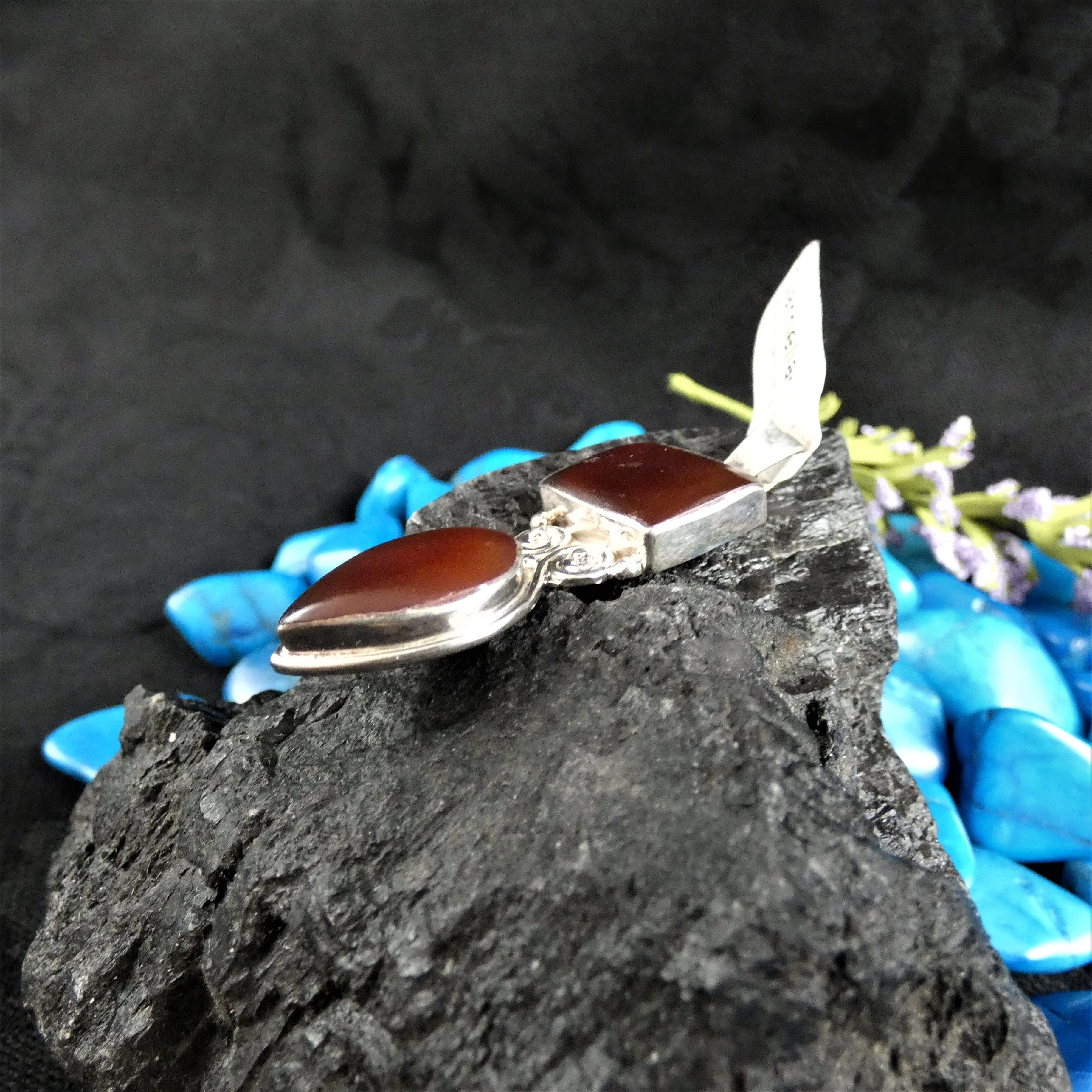 Natural Carnelian Gemstone Sterling Silver Pendant Necklace for Women - Spiritual Healing Jewelry for Meditation, Energy Balance & Everyday Elegance