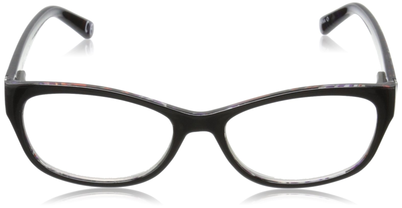 Foster Grant Women's Watercolor Round Reading Glasses +1.00 to +3.50 Strength - Stylish Lightweight Eyewear for Reading, Computer Use & Daily Activities