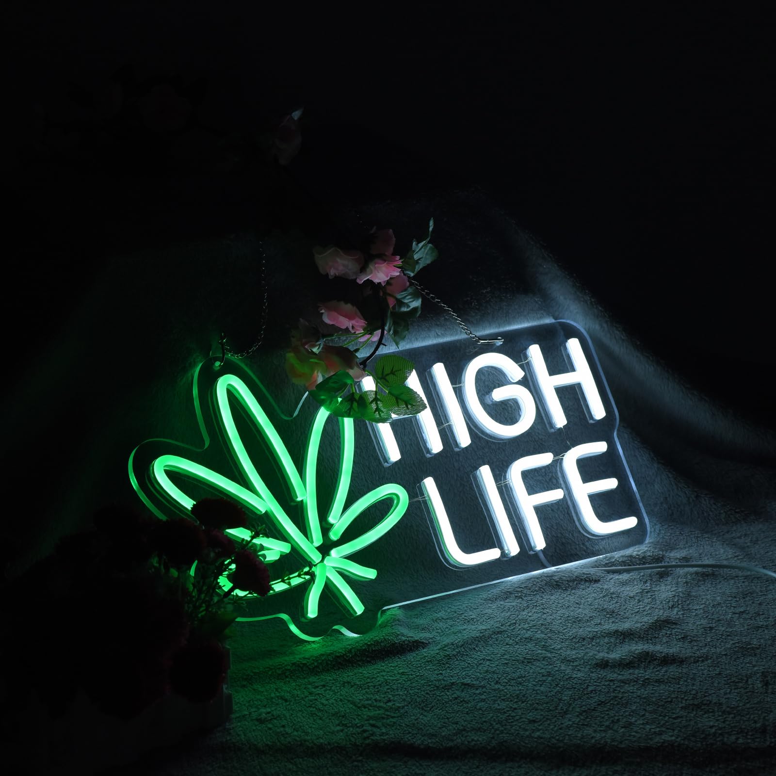 Dimmable LED Neon Sign for Wall Décor - Bedroom, Bar, Office Lighting