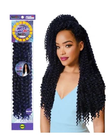 RASTAFRI Water Wave Curl XL - Natural Looking Curly Hair Extensions for Women | Perfect for Parties, Weddings & Everyday Styling