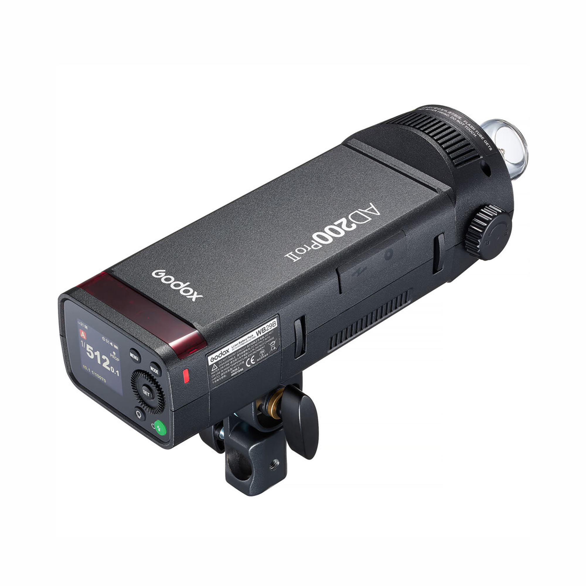Godox AD200Pro II TTL Pocket Flash - 200Ws Portable Strobe Light with HSS & Wireless Control for Outdoor Photography, Studio Lighting, and On-Location Shoots