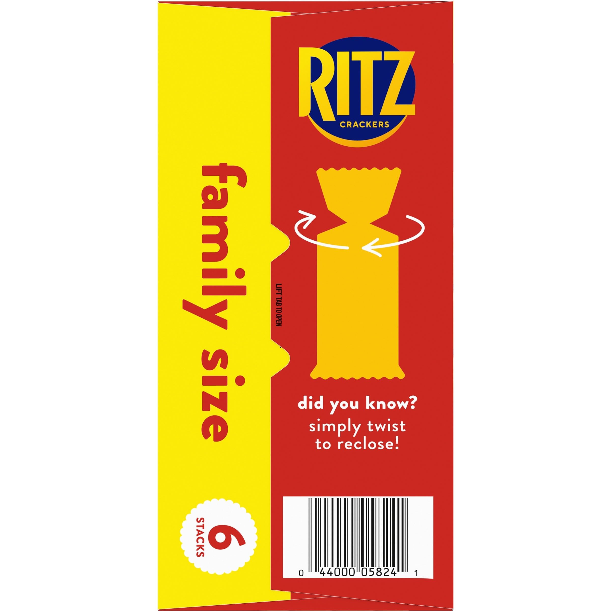 RITZ Original Crackers - Family Size 20.5 oz Box | Delicious Snacks for Kids & Adults | Perfect for Lunchboxes, Parties & On-the-Go Snacking