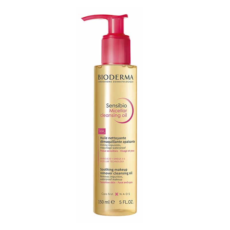 Bioderma Sensibio Micellar Cleansing Oil - Gentle Makeup Remover & Face Cleanser for Sensitive Skin | Perfect for Daily Skincare & Travel Essentials