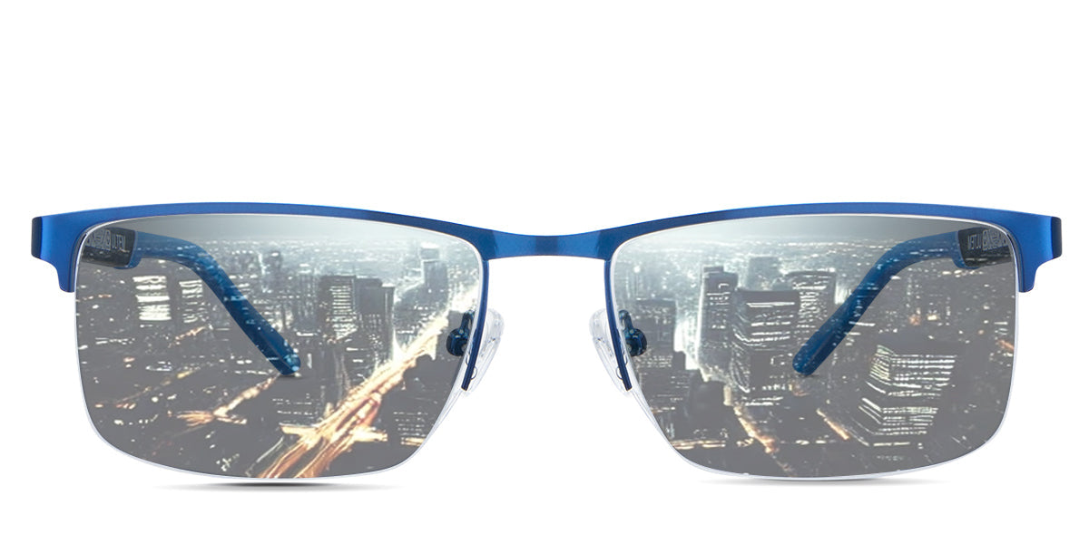 Colson Men's Prescription Tinted Glasses - UV Protection & Blue Light Blocking for Driving, Reading & Outdoor Activities