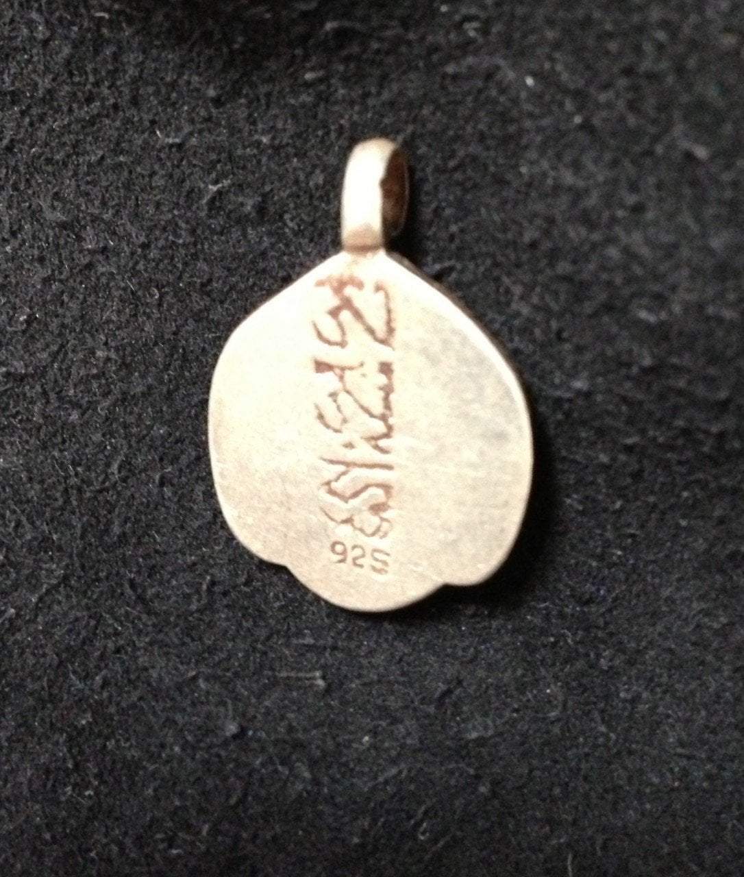 3/4 Inch Genuine Sterling Silver Mahakala Pendant - Buddhist Necklace for Protection & Spiritual Blessings - Perfect for Meditation, Yoga & Daily Wear