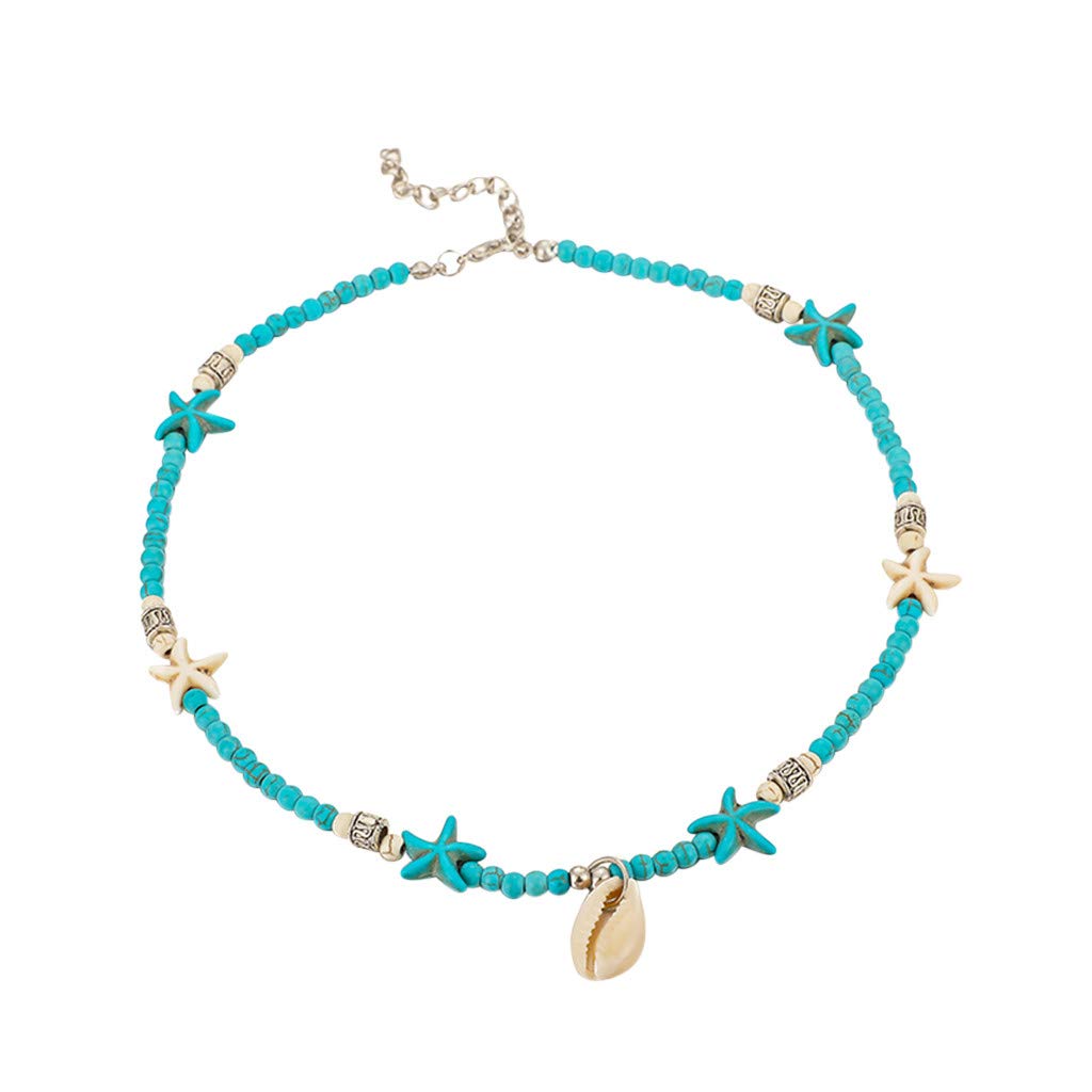 Personalized Pearl Name Necklace - Boho Beach Jewelry Gift for Women