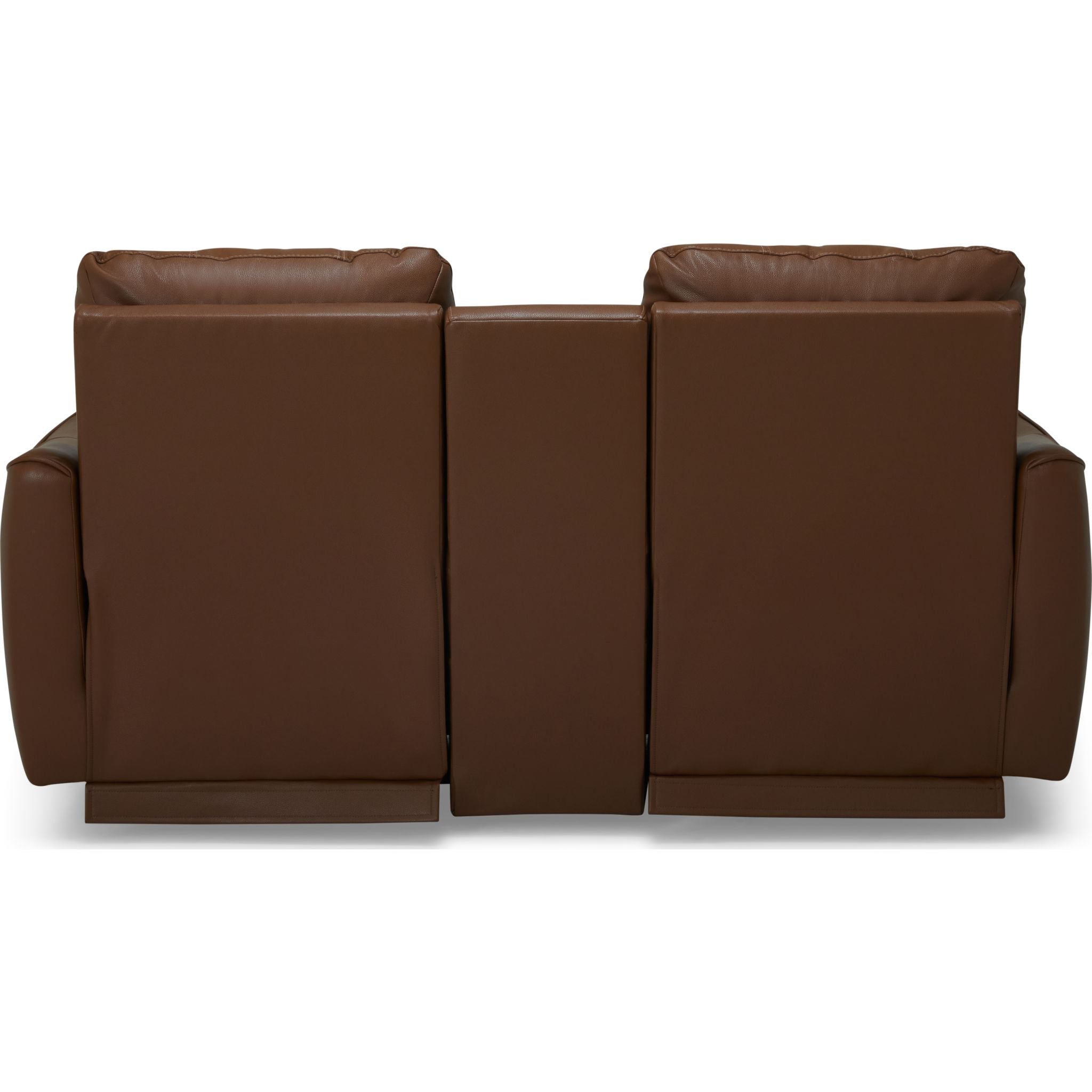 Arlo Power Reclining Loveseat with Console - Valencia Biscotti Fabric - Modern Recliner Sofa for Living Room, Home Theater & Small Spaces