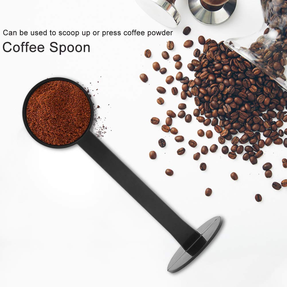 Premium Multifunctional Plastic Coffee Measuring & Tamping Spoon - Reusable Standing Coffee Scoop for Espresso, French Press & Drip Coffee - Perfect for Home Baristas & Coffee Shops (Household & Commercial Use)