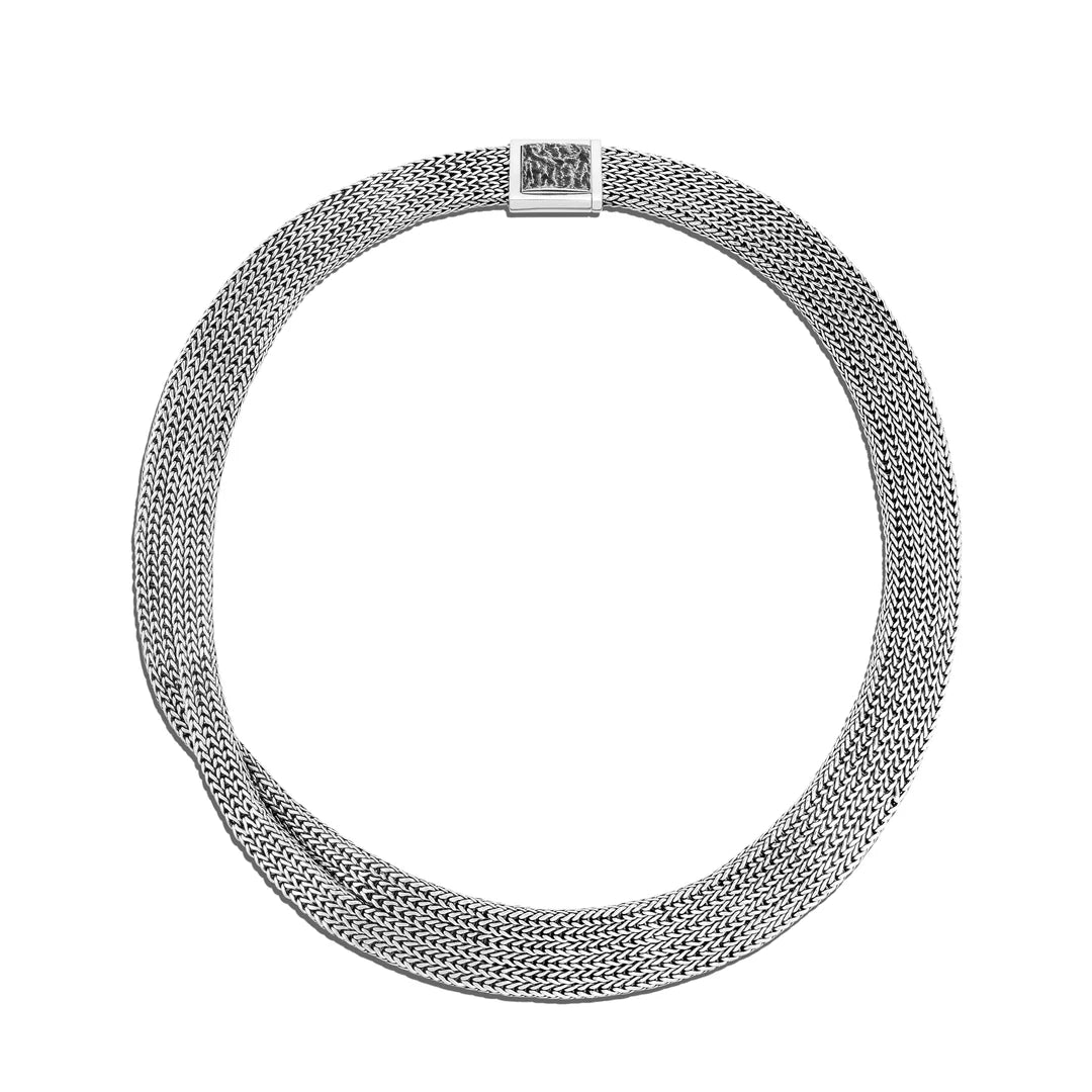 Elegant Rata Chain Collar Necklace for Women - Gold & Silver Plated Choker Jewelry - Perfect for Parties, Weddings and Date Nights