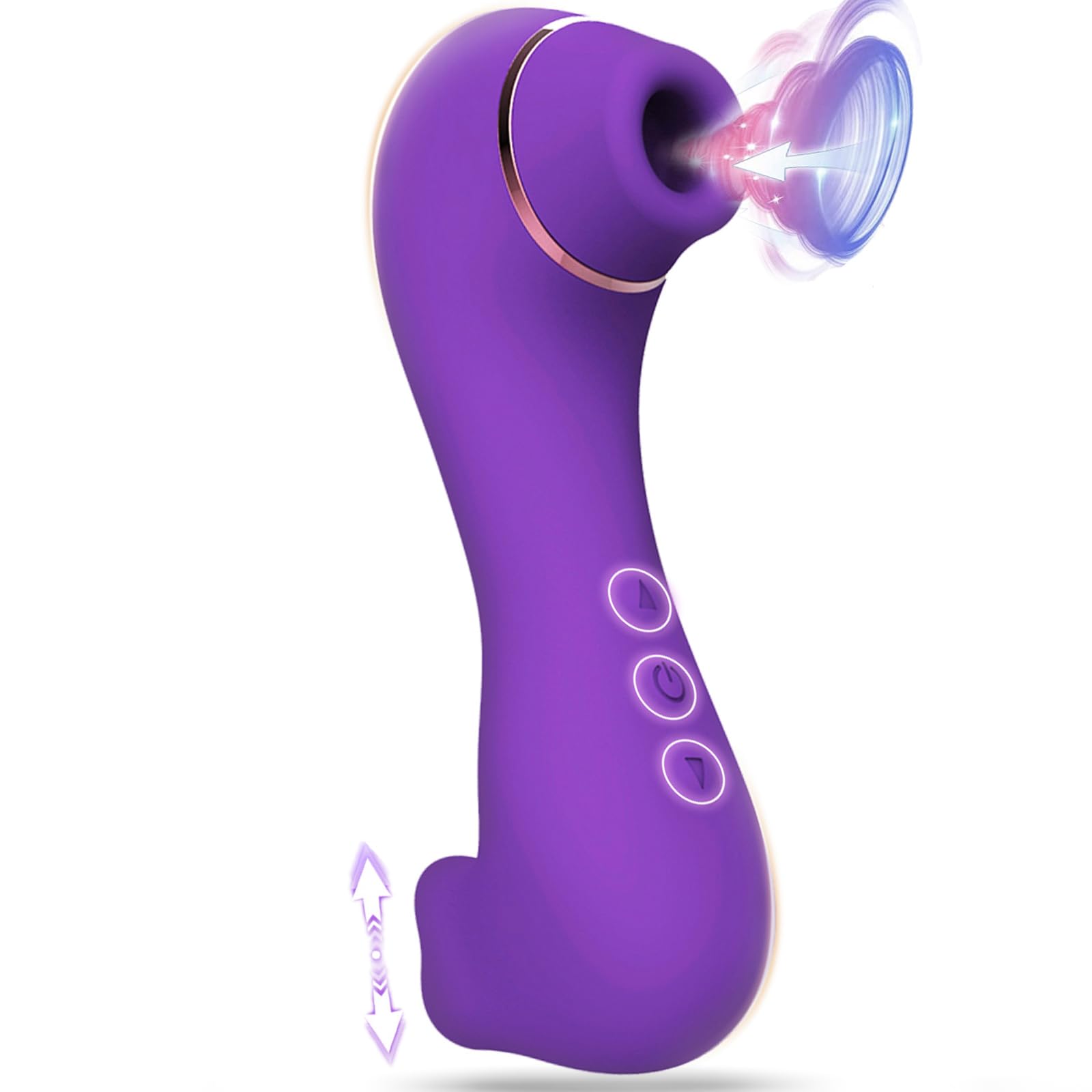 Premium Clitoral Stimulator & Vibrator - 10 Powerful Vibration Modes with Licking Tongue Technology | Rechargeable G-Spot Massager for Women | Perfect for Solo Play & Couples Intimacy | Discreet & Waterproof Adult Toy (503-2)