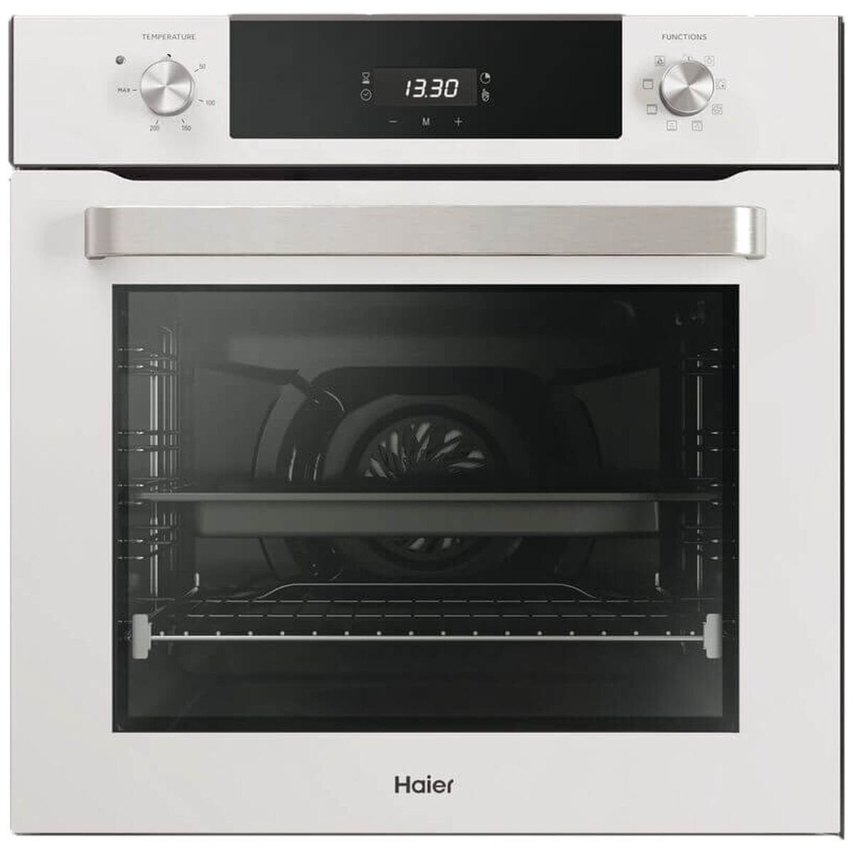 Haier 60cm 7-in-1 Multi-Function Oven with Air Fryer - Light Grey Countertop Electric Oven for Baking, Roasting & Grilling - Perfect for Small Kitchens & Apartments