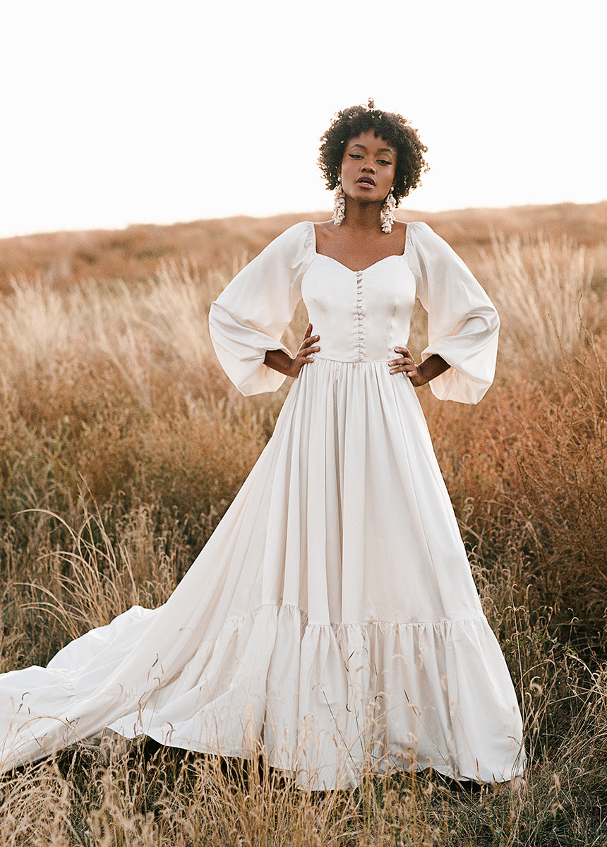 Lorna Impact Dress in Cream - Elegant Women's Casual & Party Wear for Summer, Weddings & Special Occasions