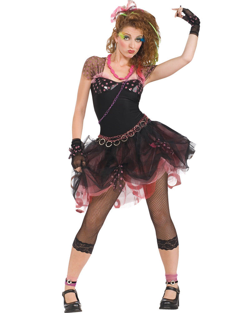 80s Diva Women's Costume - Retro 80s Party Outfit for Halloween, Cosplay & Theme Parties - Perfect for 80s Themed Events & Dress-Up Nights