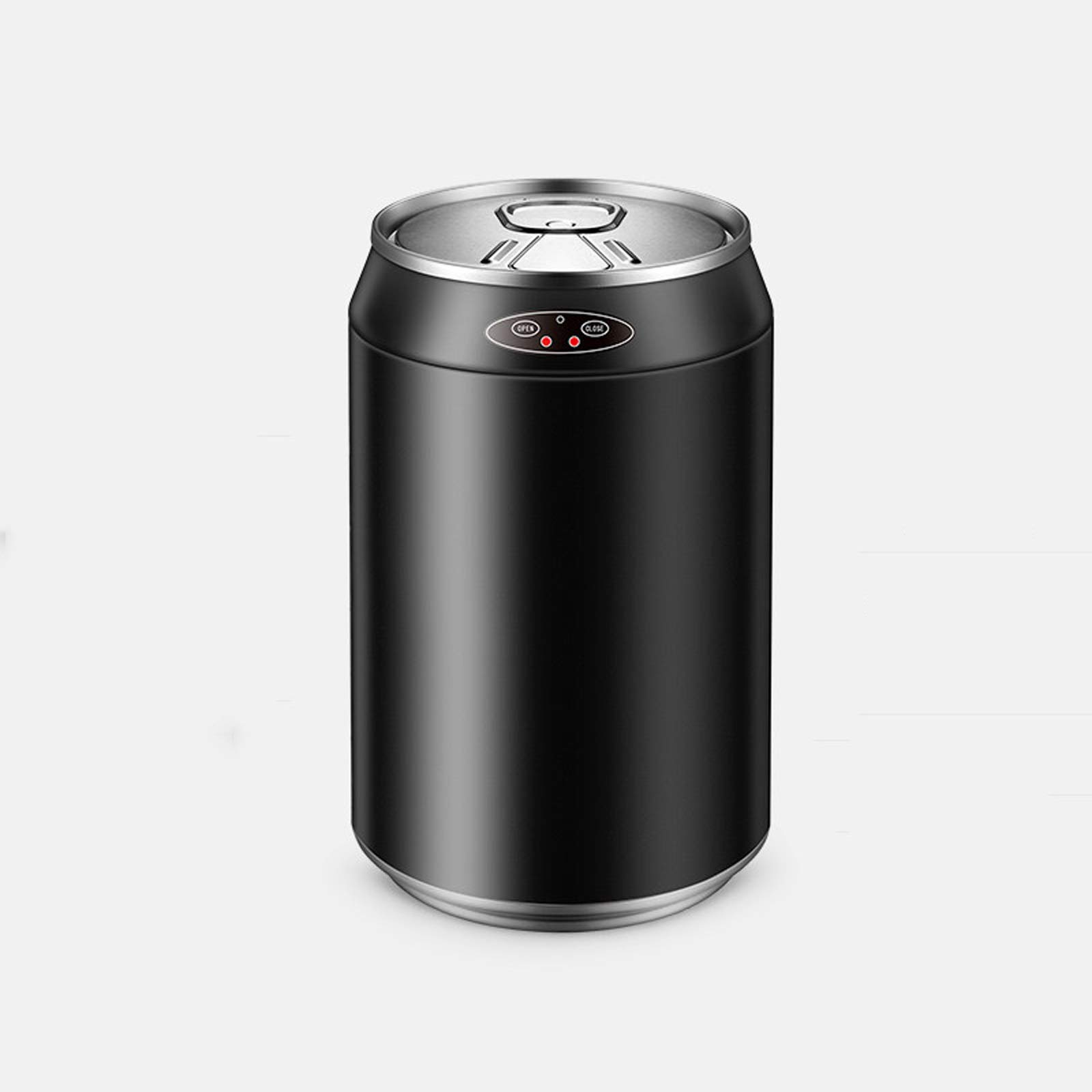 Smart Induction Trash Can with Lid - Stainless Steel Automatic Motion Sensor Garbage Bin for Kitchen, Living Room, Office - Medium Size, Hands-Free, Battery Operated, Modern Design for Home & Commercial Use