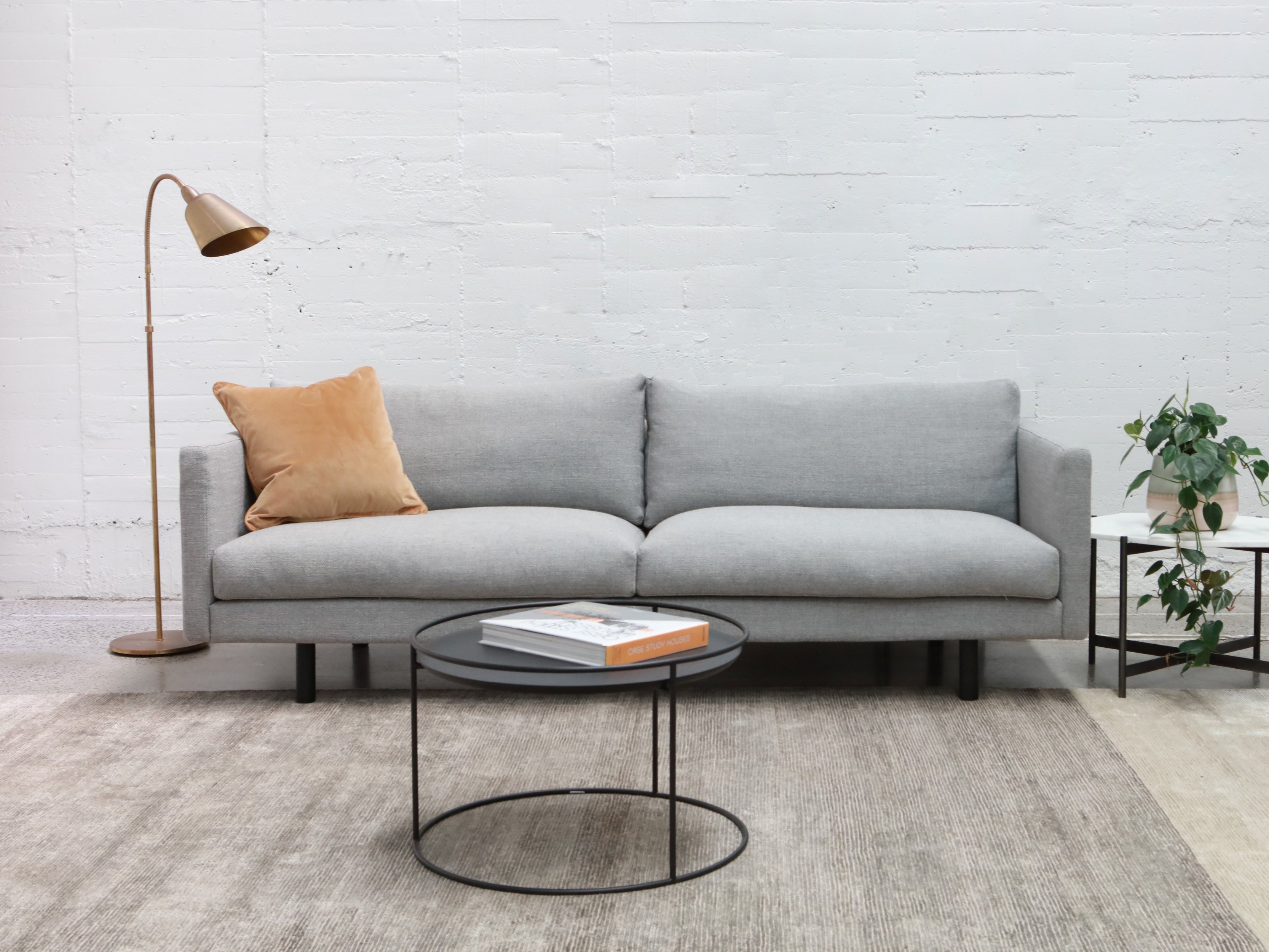 Modern Base Sofa - Comfortable and Stylish Living Room Furniture for Small Spaces | Perfect for Apartments, Studios, and Cozy Homes