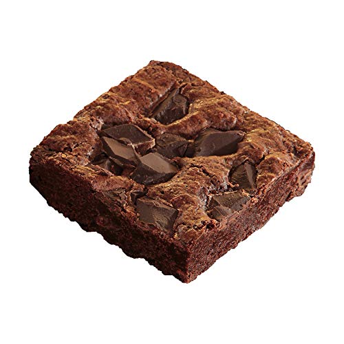 Sweet Street Fabulous Chocolate Chunk Brownie - 18 Slices per Tray, 2.81 lb (Pack of 4) | Rich Fudge Brownies for Parties, Office Treats & Dessert Platters