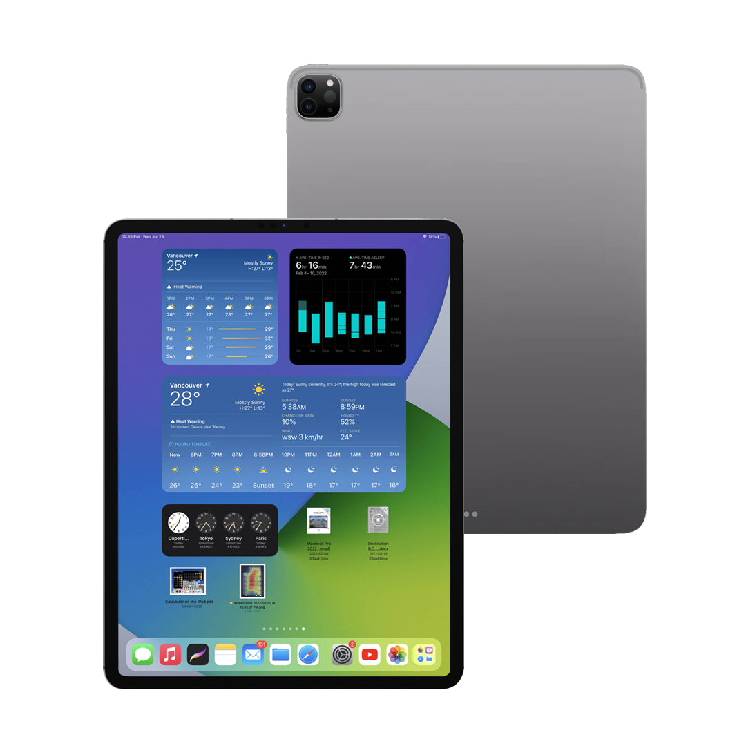Apple iPad Pro 12.9-inch (4th Generation) 128GB WiFi Tablet - 2020 Model with Liquid Retina Display | Perfect for Work, Creative Design & Entertainment