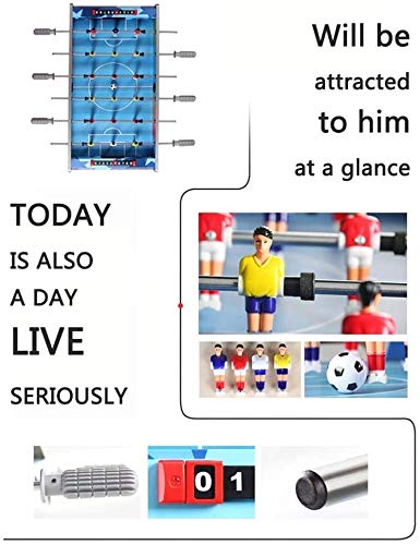 Professional Foosball Table for Adults & Kids - Competition Size Soccer Game Table with Wooden Surface, Easy Assembly for Indoor Game Rooms, Family Parties & Sports Entertainment | Perfect for Home, Office, Arcade & Bar Games