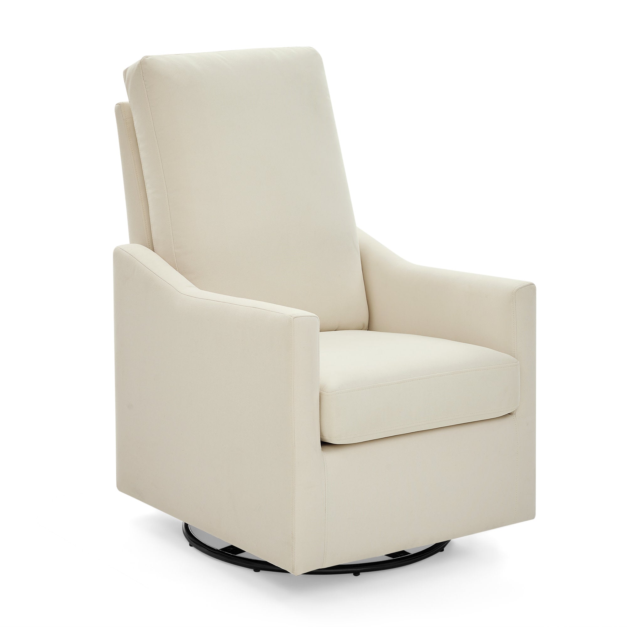 Andie Nursery Glider Swivel Chair - Stain Resistant LiveSmart Fabric - Comfortable Rocking Chair for Breastfeeding & Baby Nursery - Perfect for Nursing, Reading & Relaxing with Your Newborn