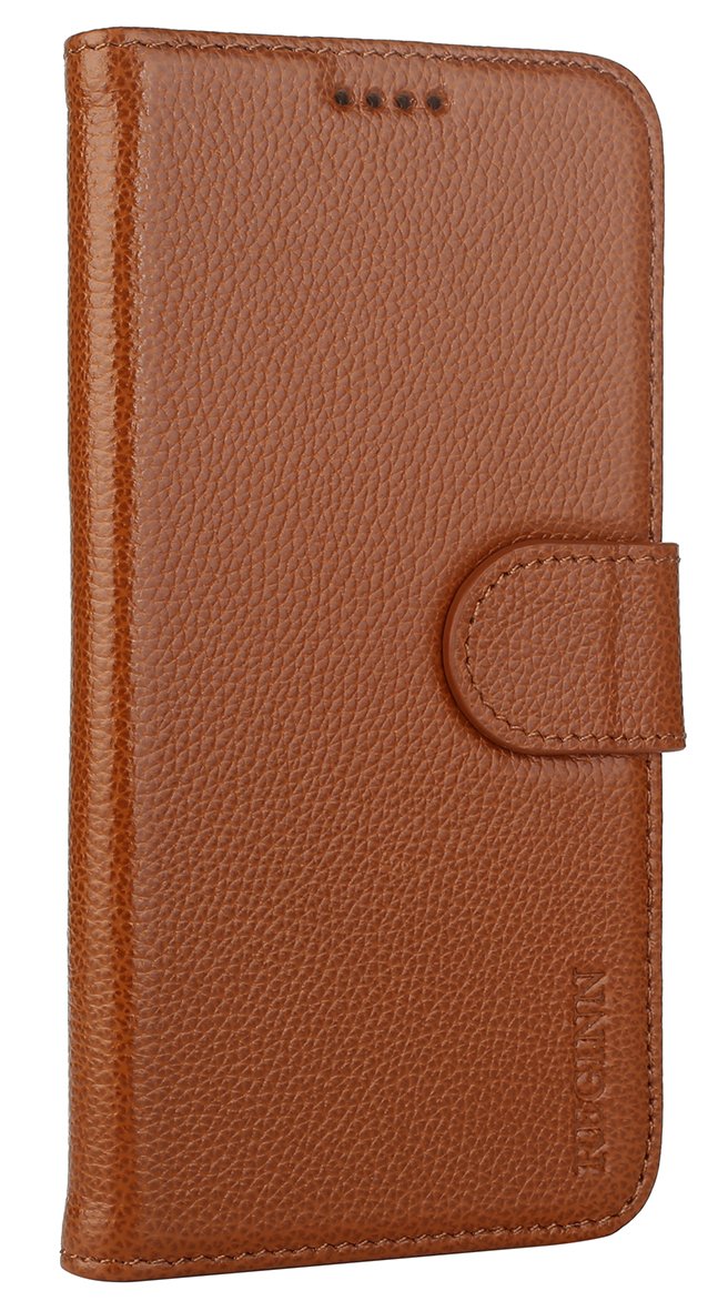 Genuine Leather iPhone 7/8 Wallet Case with Card Holder, Cash Pocket & Stand Function - Premium Folio Cover for 4.7