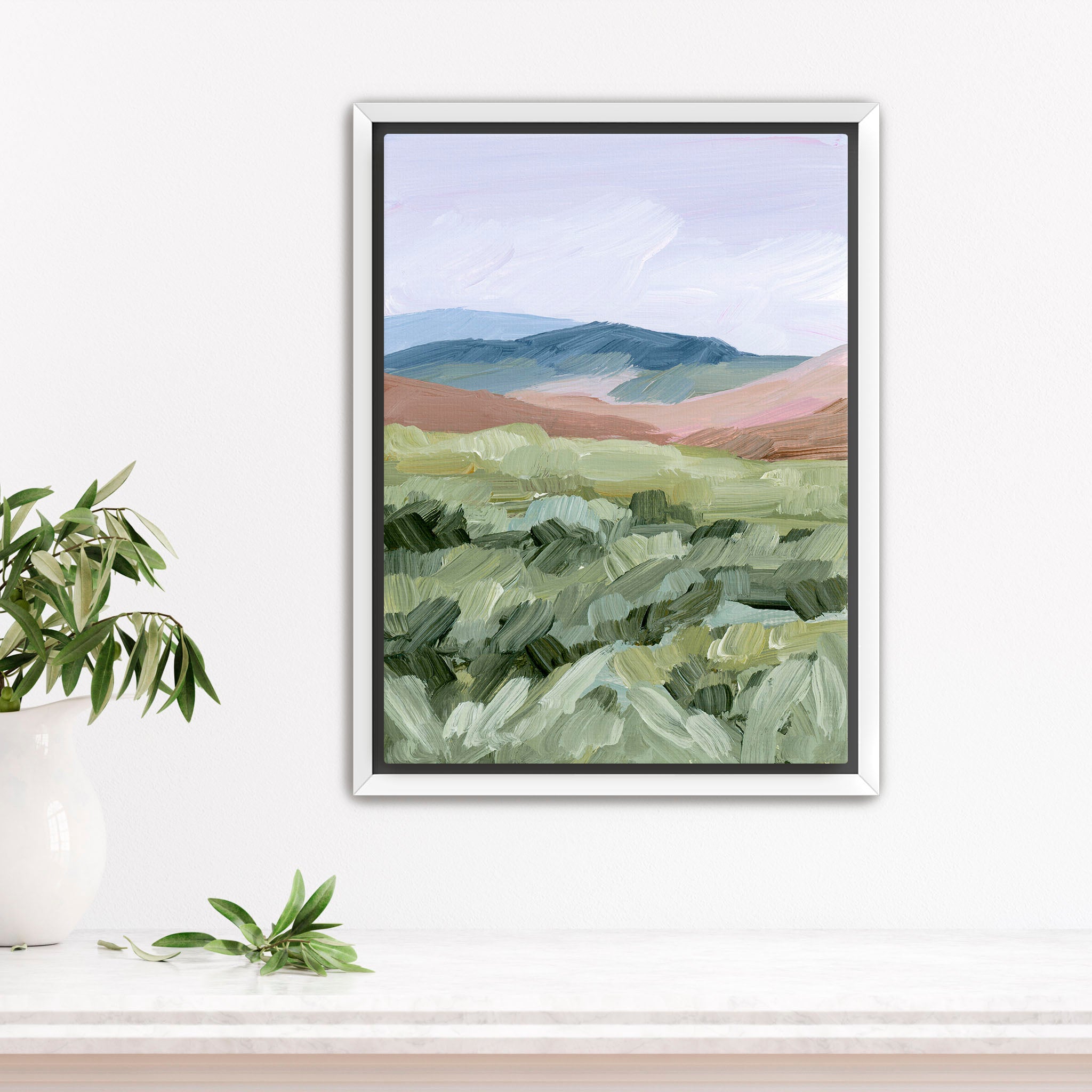 Spring Art Print - Vibrant Floral Wall Decor for Home, Office & Gifts | Landscape Painting for Living Room, Bedroom & Dorm