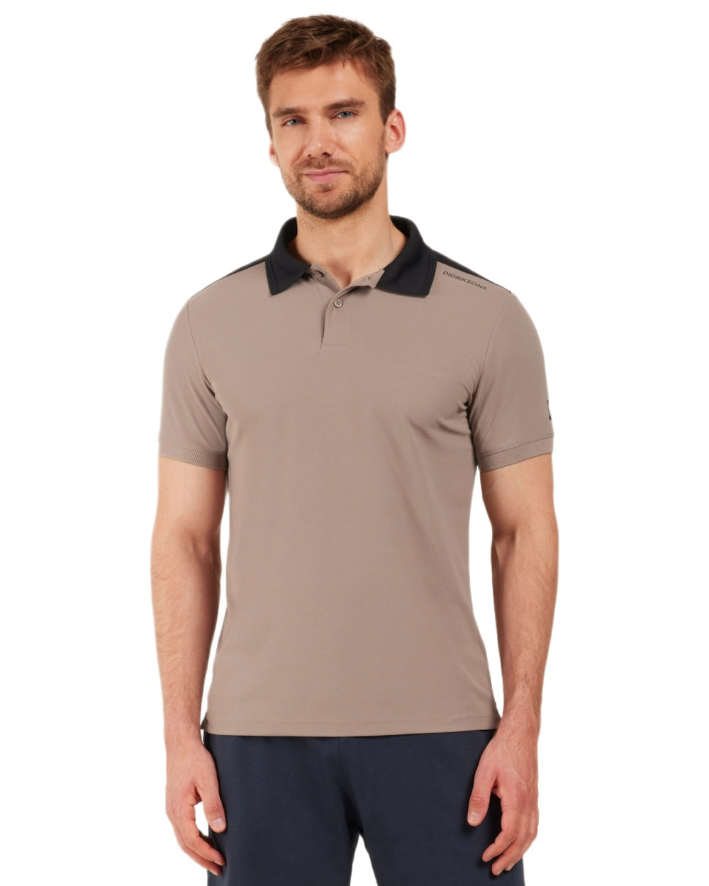 Didriksons Men's Jack Polo T-Shirt - Comfortable Cotton Polo Shirt for Casual Wear & Outdoor Activities