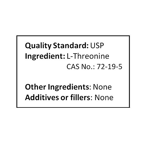 Pure L-Threonine Powder 227g (8oz) - Premium Amino Acid Supplement for Muscle Recovery, Immune Support & Digestive Health - Ideal for Athletes, Fitness Enthusiasts & Wellness Routines