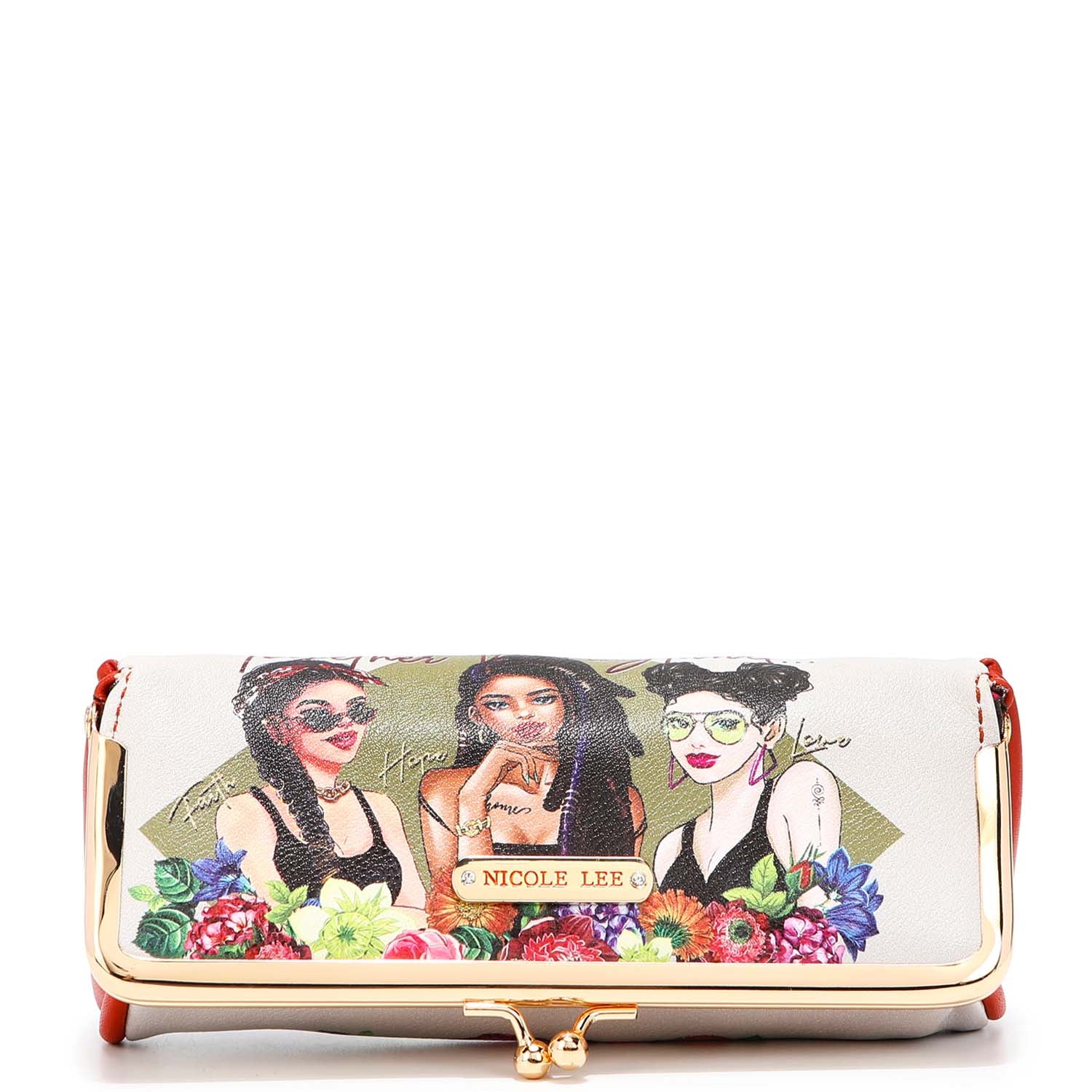 KISS LOCK MAKEUP CASE - Portable Cosmetic Organizer for Travel, Home & Professional Use | Waterproof Vanity Box with Mirror for Makeup Brushes & Beauty Essentials