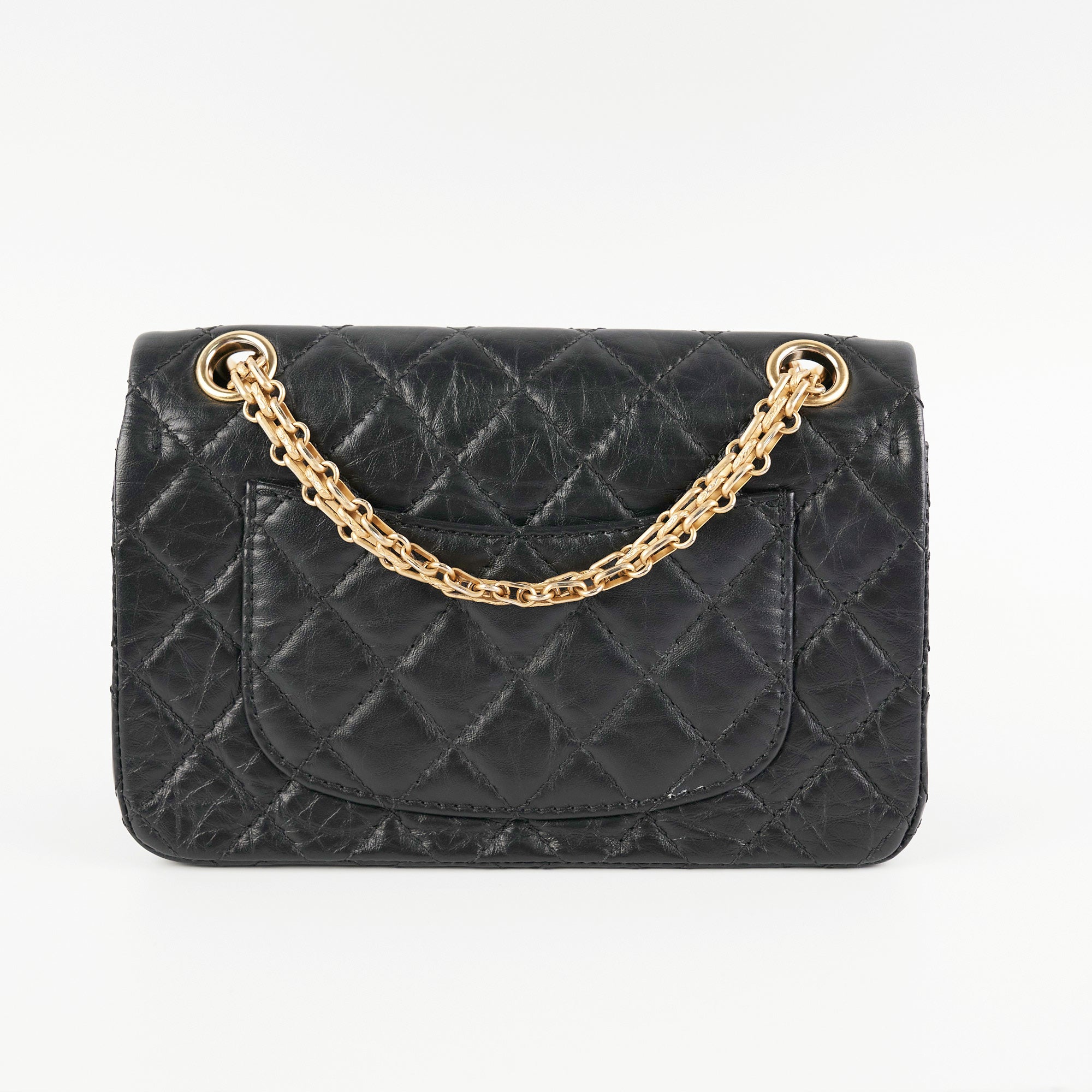 Chanel Reissue Mini Black Leather Flap Bag - Classic Luxury Handbag for Women | Perfect for Evening Events, Parties & Special Occasions
