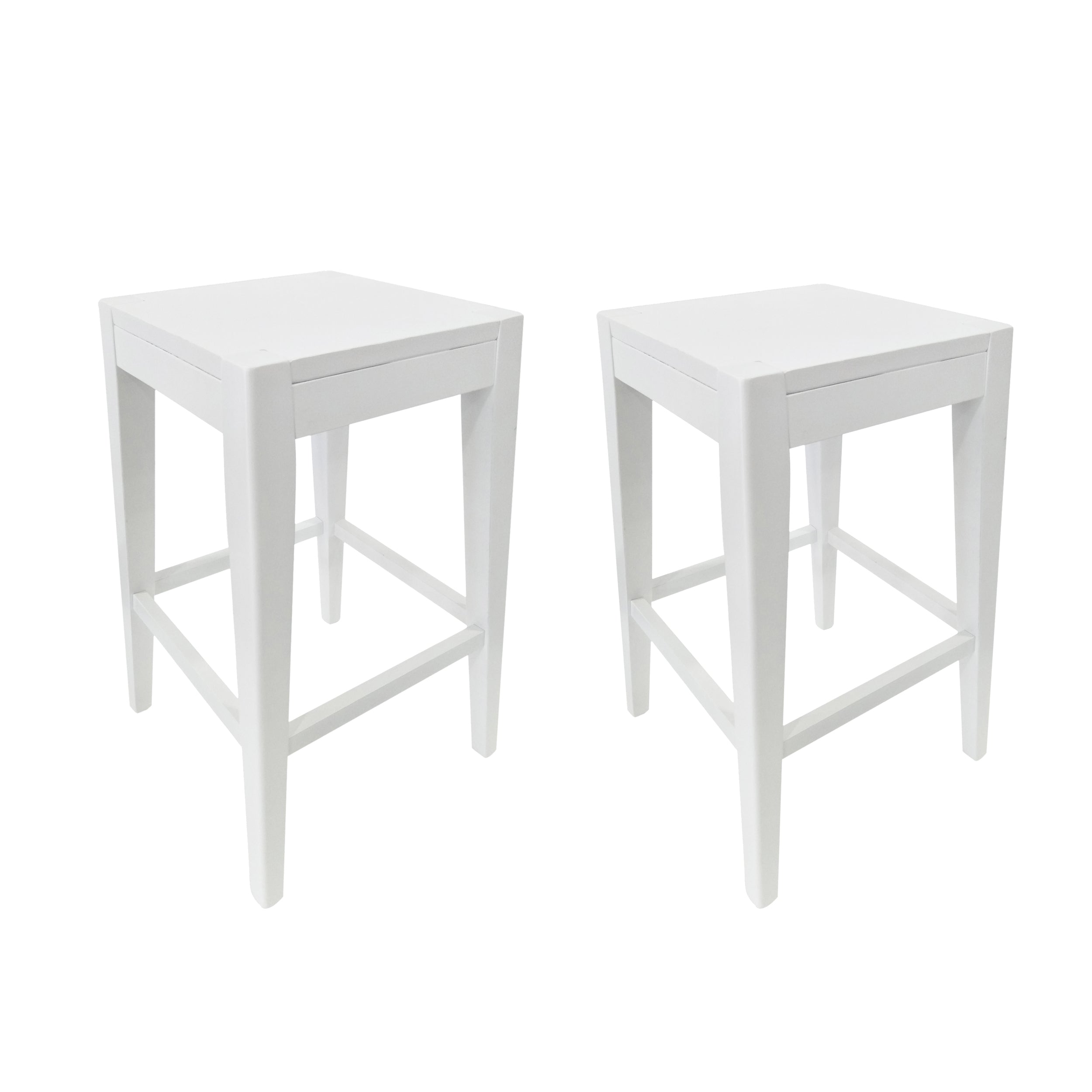Modern Counter Height Bar Stools Set of 2 - Adjustable Swivel Kitchen Island Stools with Padded Seat for Dining Room, Breakfast Nook & Home Bar