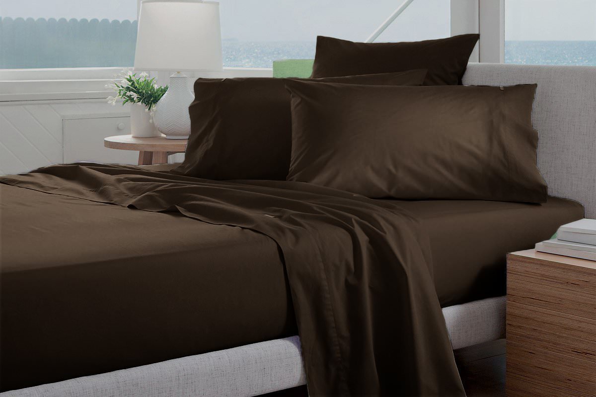 Premium 1500 Thread Count Egyptian Cotton Sheets Set - Super Soft & Breathable 4-Piece King Size Bedding with 18