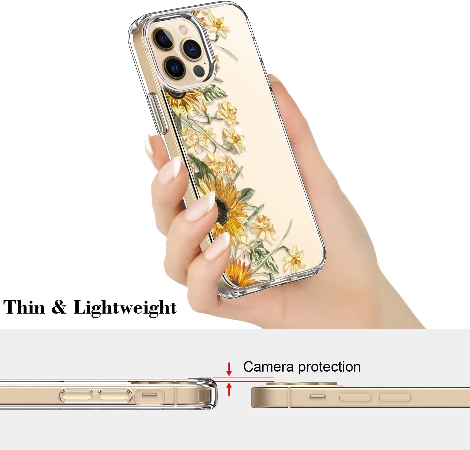 iPhone 14 Pro Case with Screen Protector - Ultra Slim Clear Protective Cover for iPhone 14 Pro | Shockproof & Scratch Resistant | Perfect for Everyday Use, Travel & Outdoor Activities