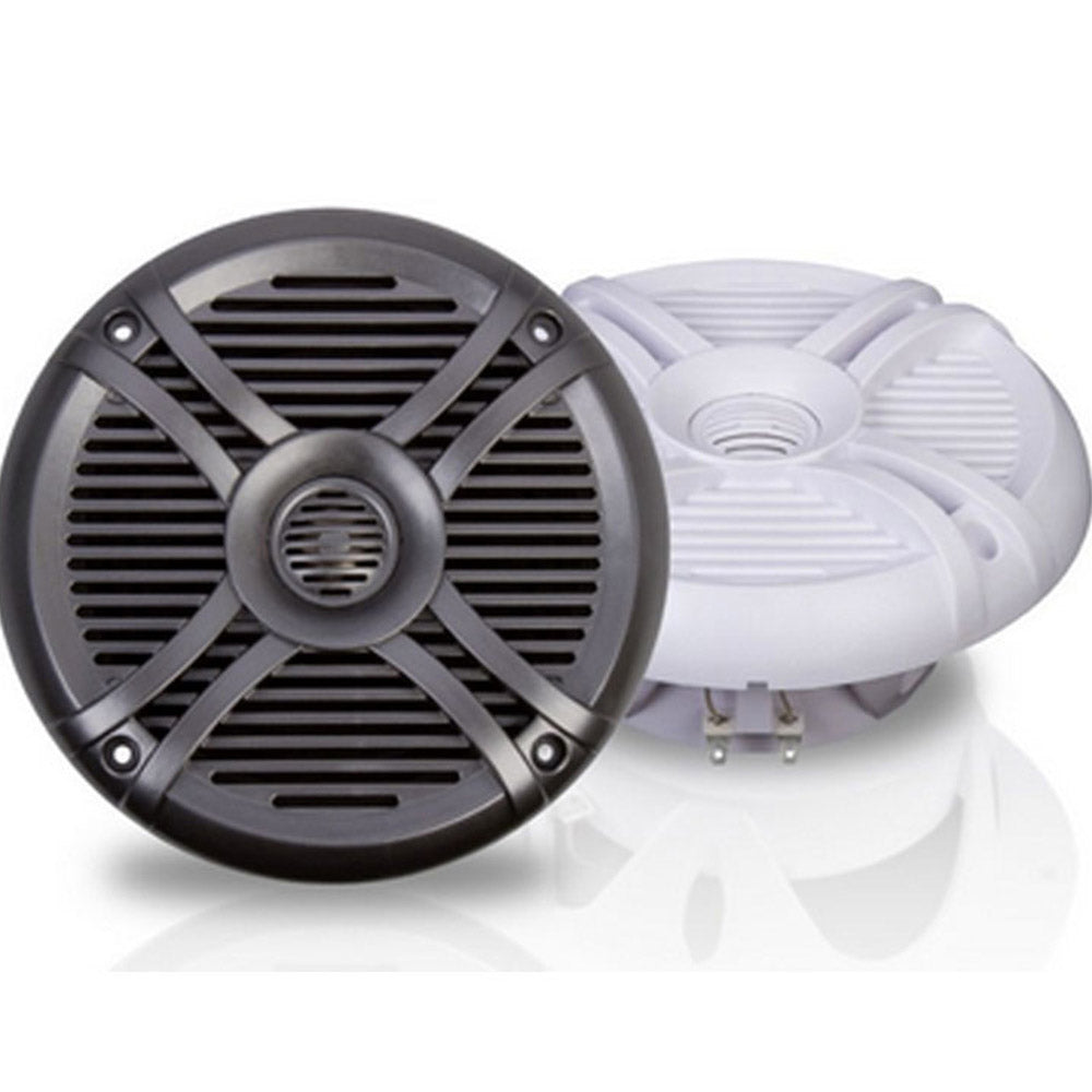 Power Acoustik MF-65WT 300W 6.5 Inch Marine Grade Waterproof Coaxial Speakers - Perfect for Boats, RVs & Outdoor Audio Systems