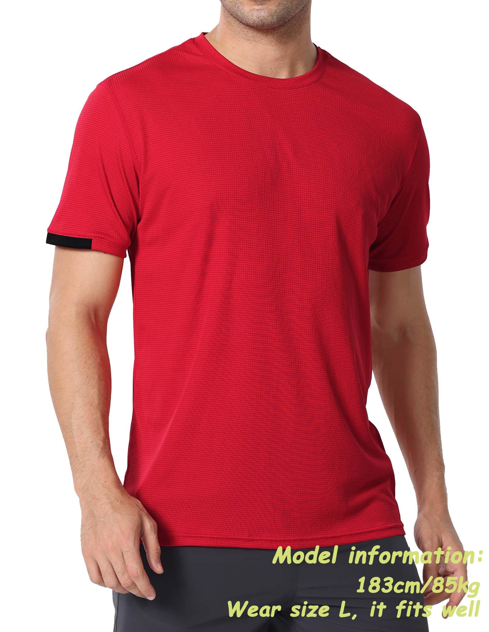 3 Pack Men's Running Shirts - Breathable Dry Fit Activewear T-Shirts for Gym, Workout & Sports | Multipack Performance Shirts for Men
