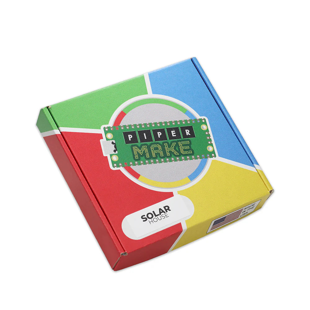 Piper Make Solar House Kit - DIY Solar Powered House Model for Kids & Teens - STEM Learning Toy for Science Projects & Renewable Energy Education - Perfect for Home, Classroom & Science Fairs