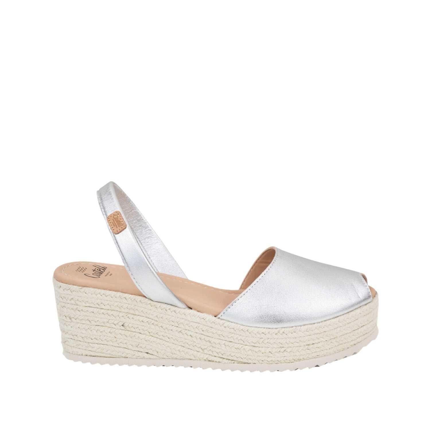 Premium Leather Menorcan Sandals for Women with Metallic Accents - Stylish & Comfortable Summer Footwear for Beach, Vacation & Casual Outings