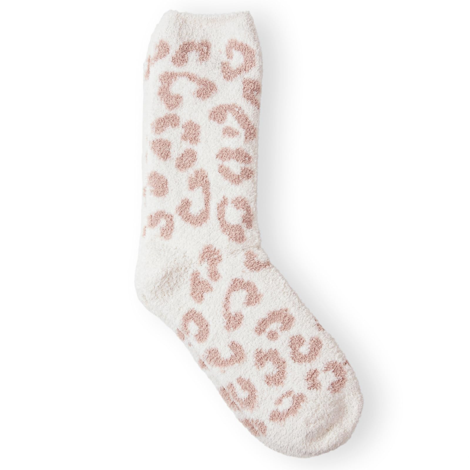 Women's Fuzzy Leopard Print Socks - Ultra Soft Microfiber Cozy & Warm Winter Socks - Perfect Gift for Her - Ideal for Home, Office & Lounge Wear