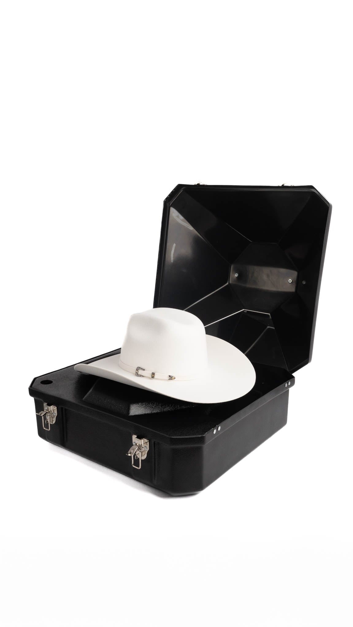 JJ Presidential Hat Case - Premium Hat Storage & Travel Carrier for Collectors - Perfect for Caps, Fedoras & Baseball Hats - Home, Office & Travel Use